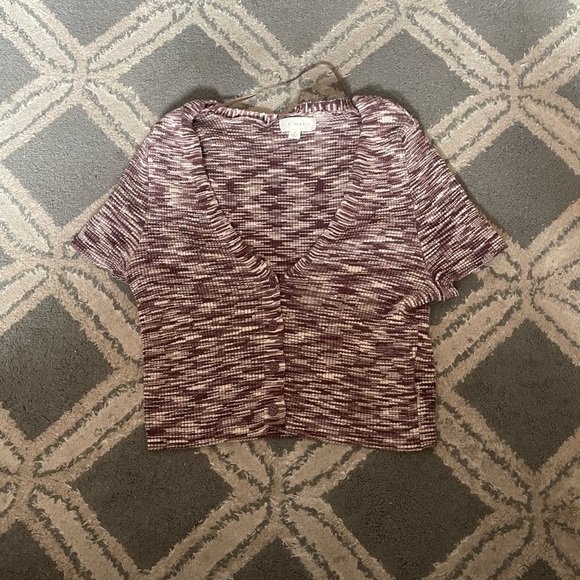 Pacsun LA Hearts Button Crop Top - Picture 1 of 2